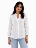Essential White Relaxed Linen Shirt
